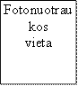 Fotonuotraukos
vieta
