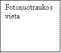 Fotonuotraukos vieta