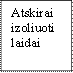Atskirai izoliuoti laidai

