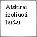 Atskirai izoliuoti laidai

