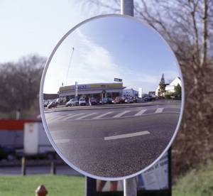 road-side mirrors for blindspots